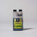 Bottle of Protesyn liquid fertilizer on a white background